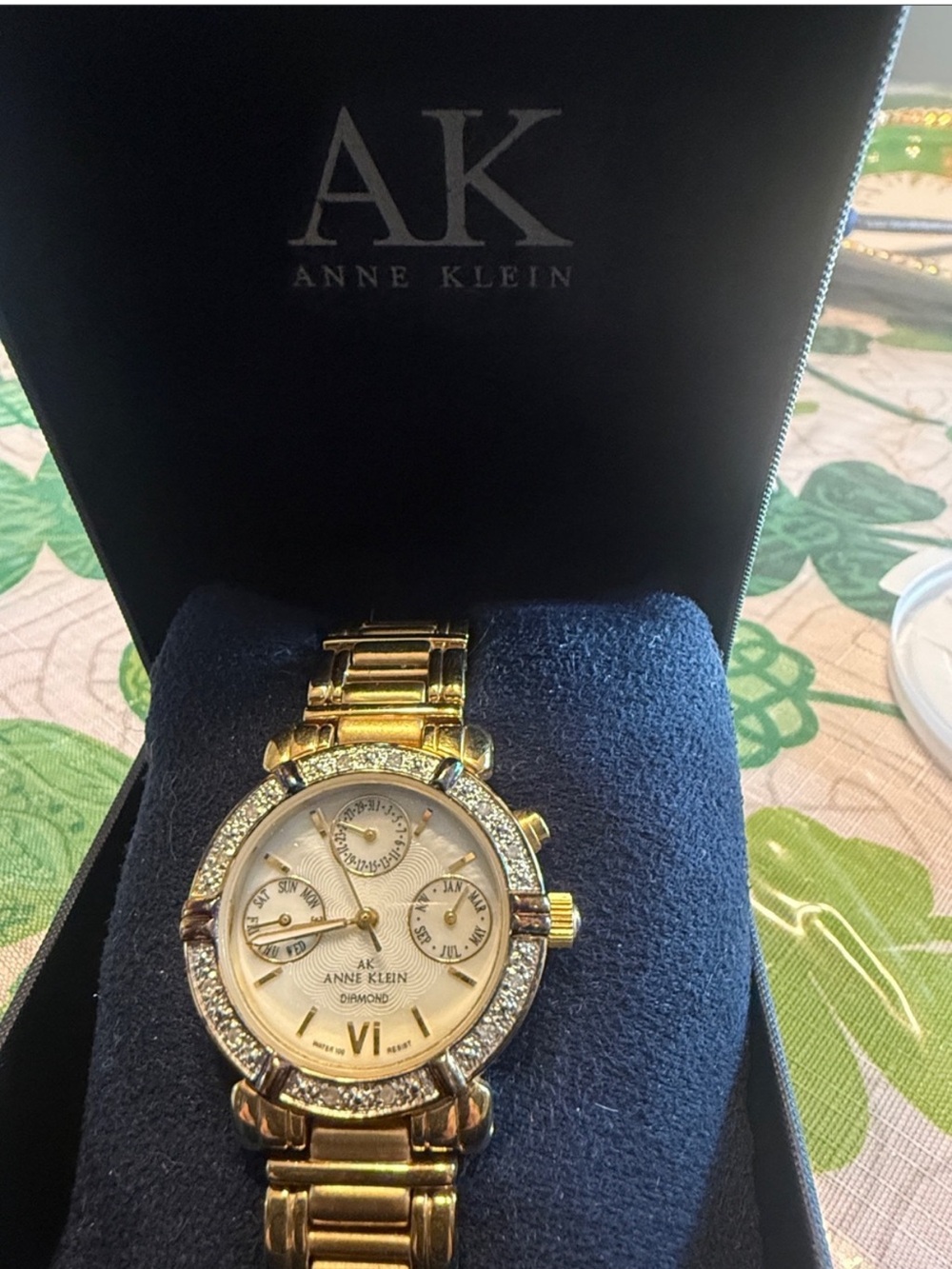 Anne Klein Diamond Watch